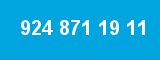 924 871 19 11 924 871 19 11